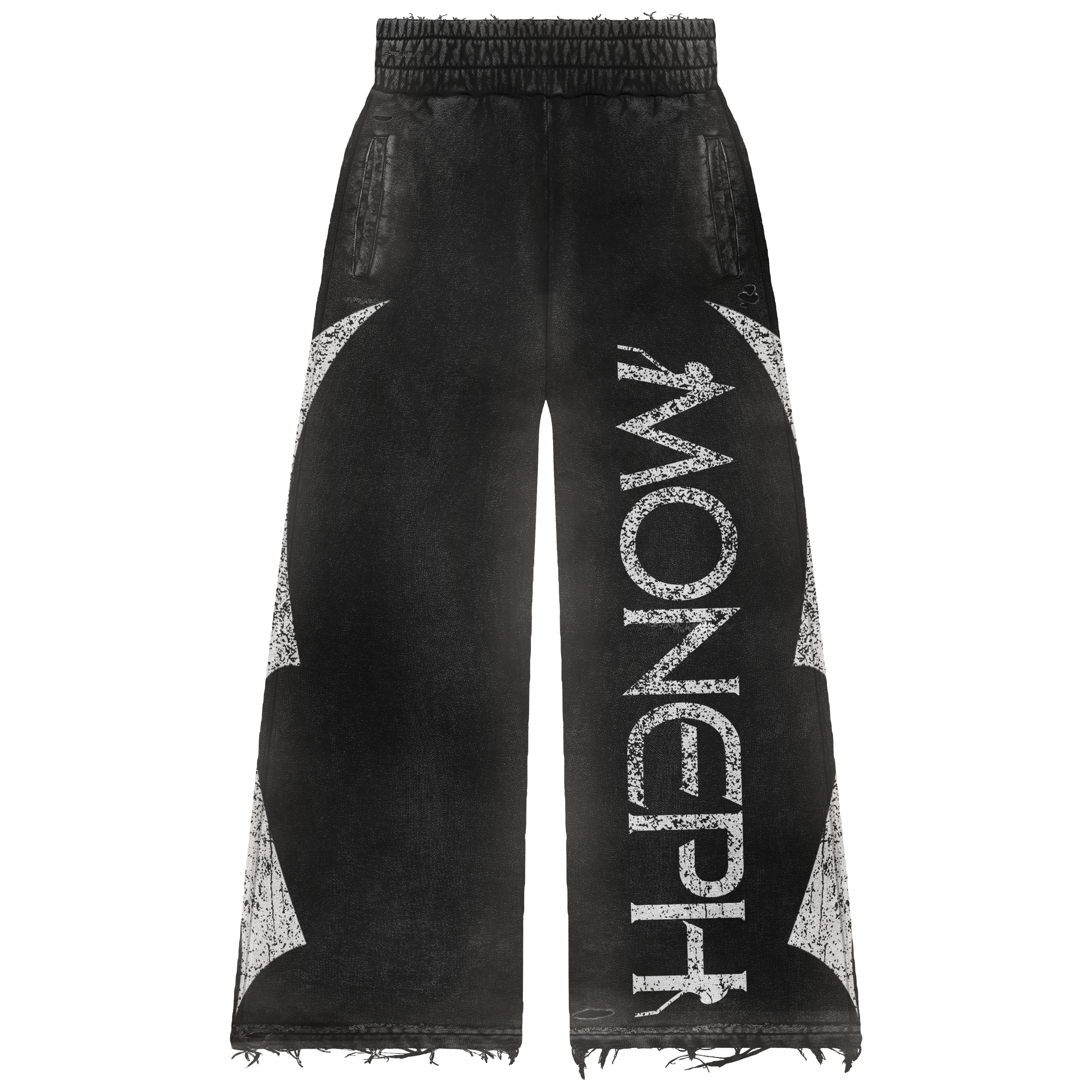 Moneph "PRINCIPIUM" BLACK SWEATPANTS