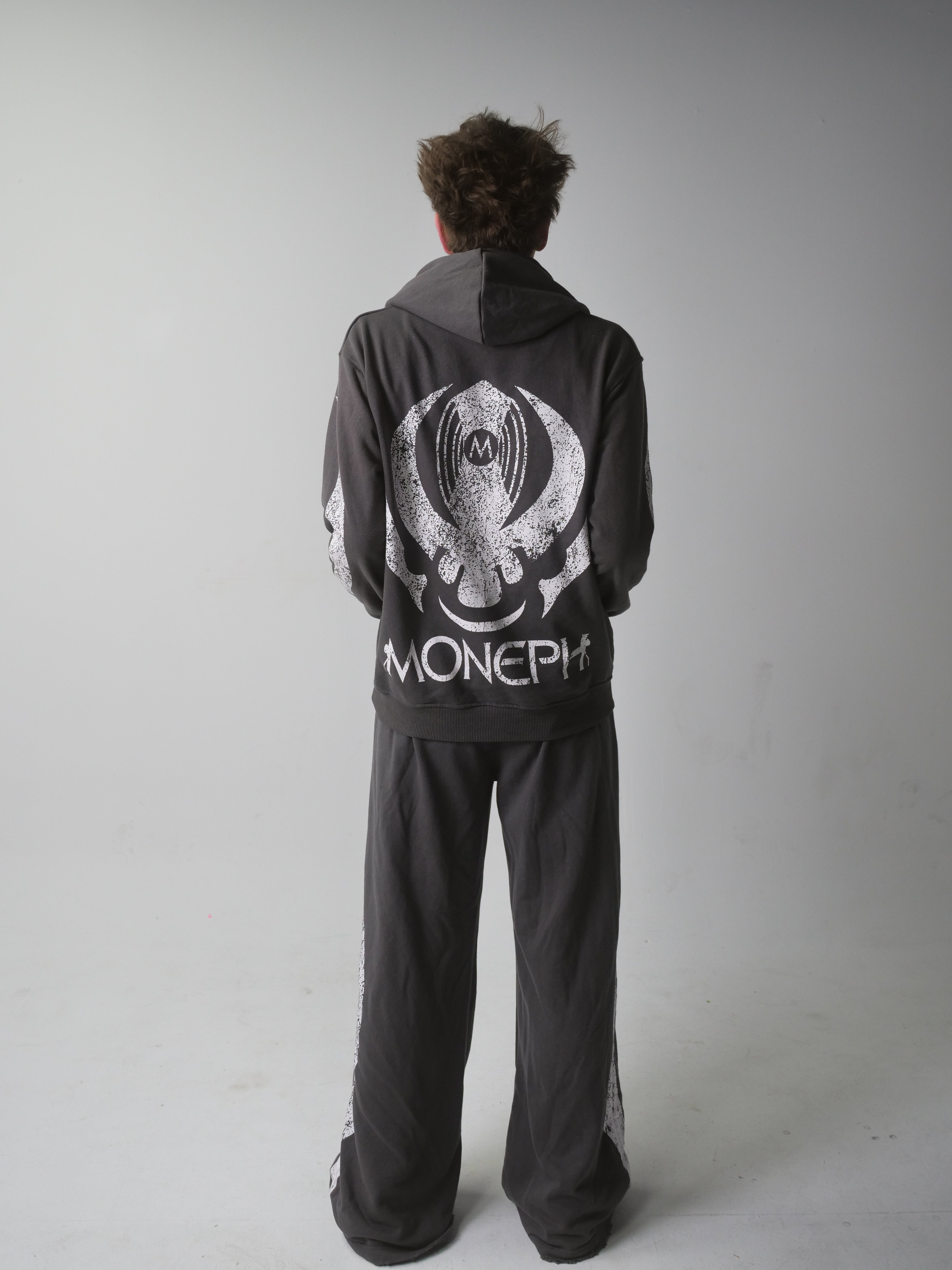 Moneph "PRINCIPUM" GREY HOODIE