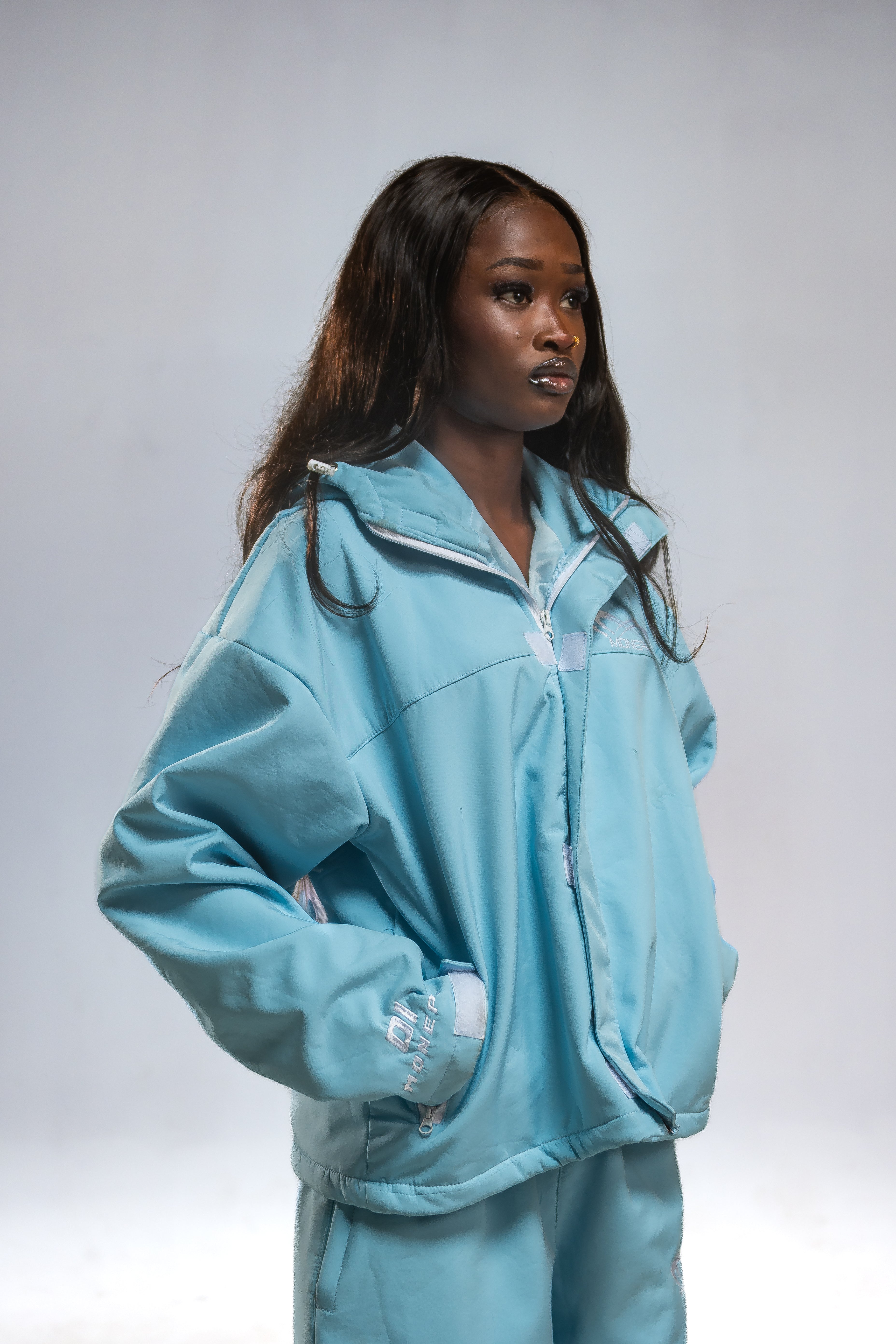 ICE BLUE WINDBREAKER