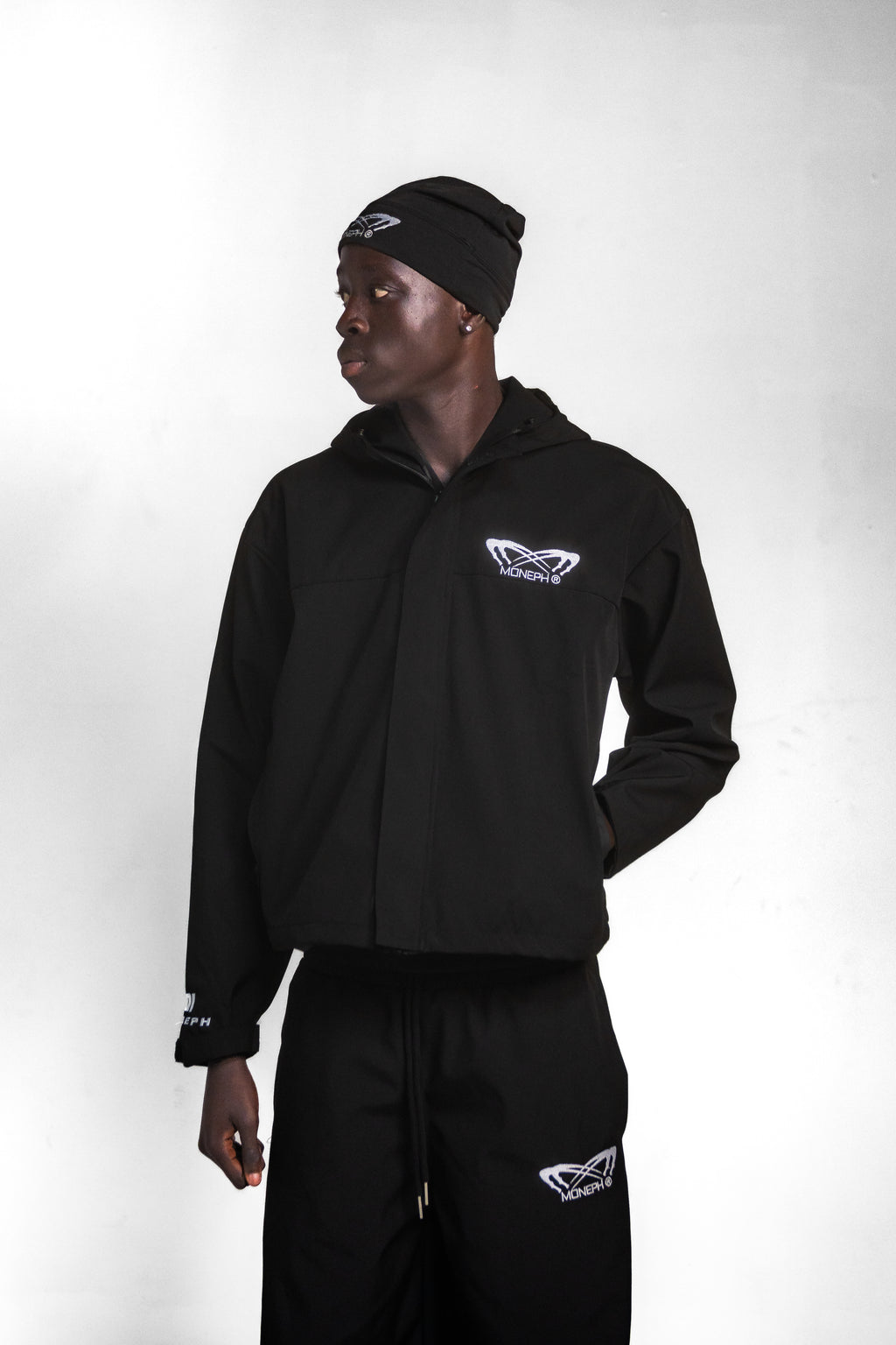 NIGHT BLACK WINDBREAKER