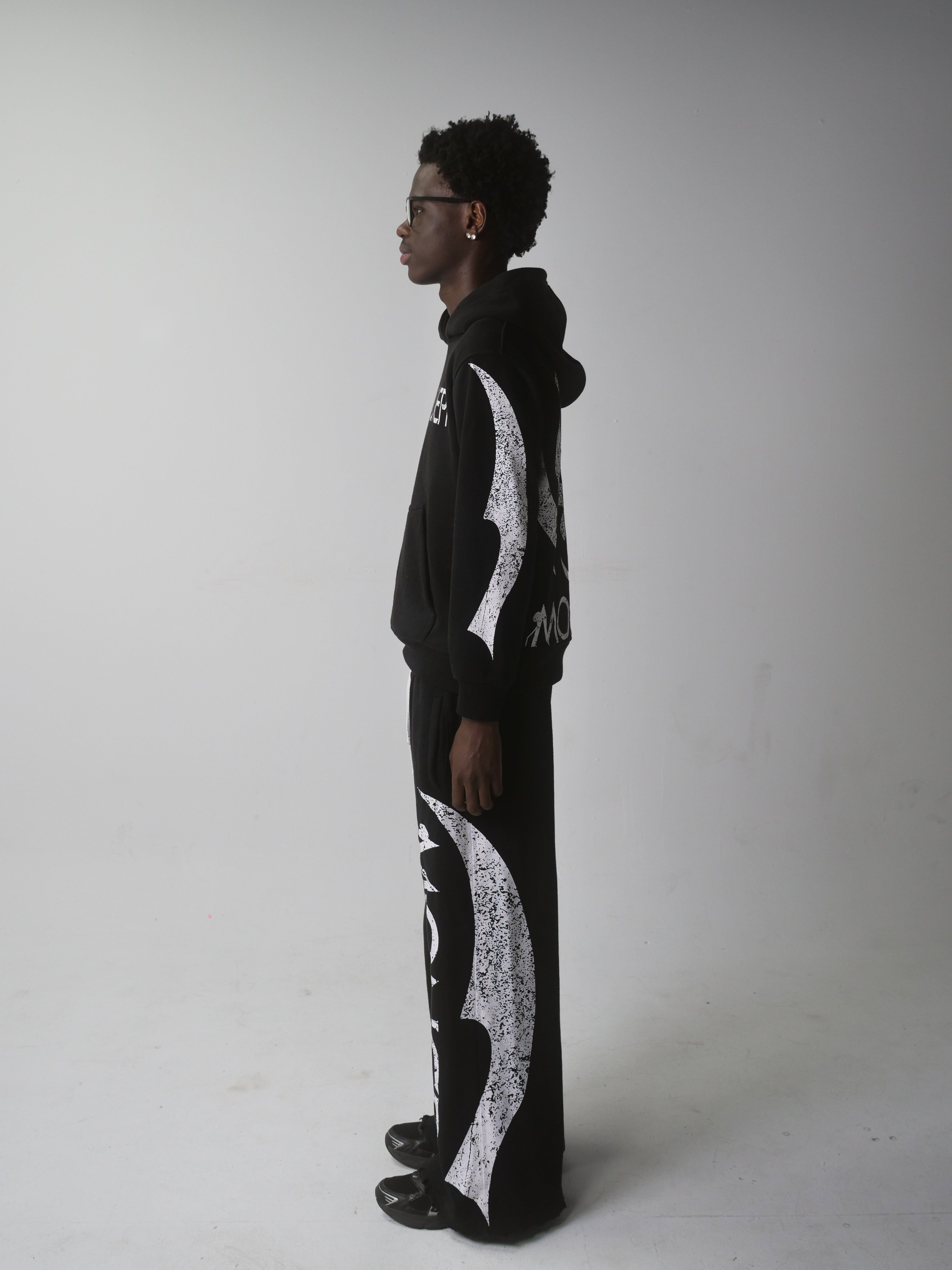 Moneph “PRINCIPUM” BLACK HOODIE