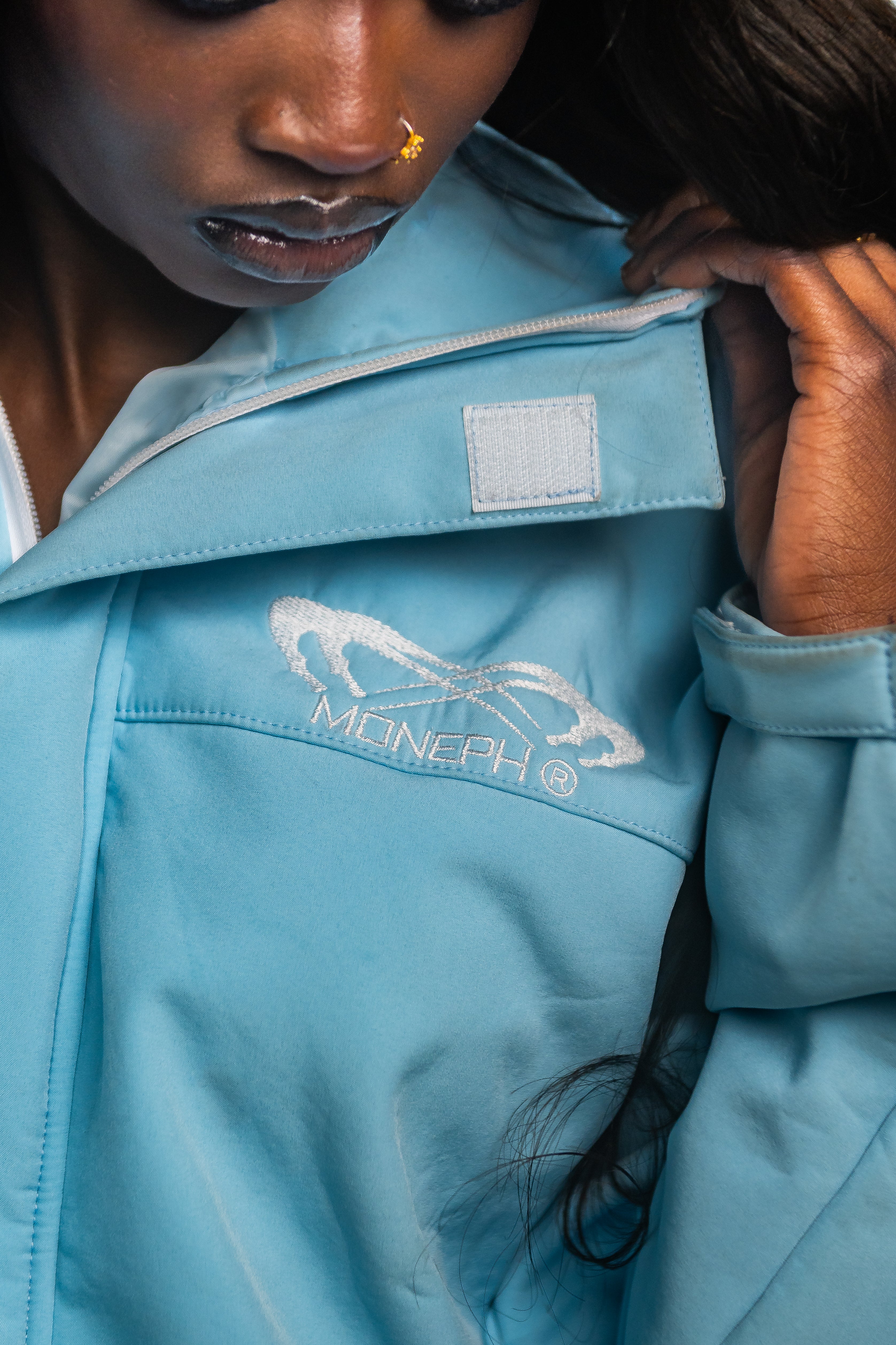 ICE BLUE WINDBREAKER