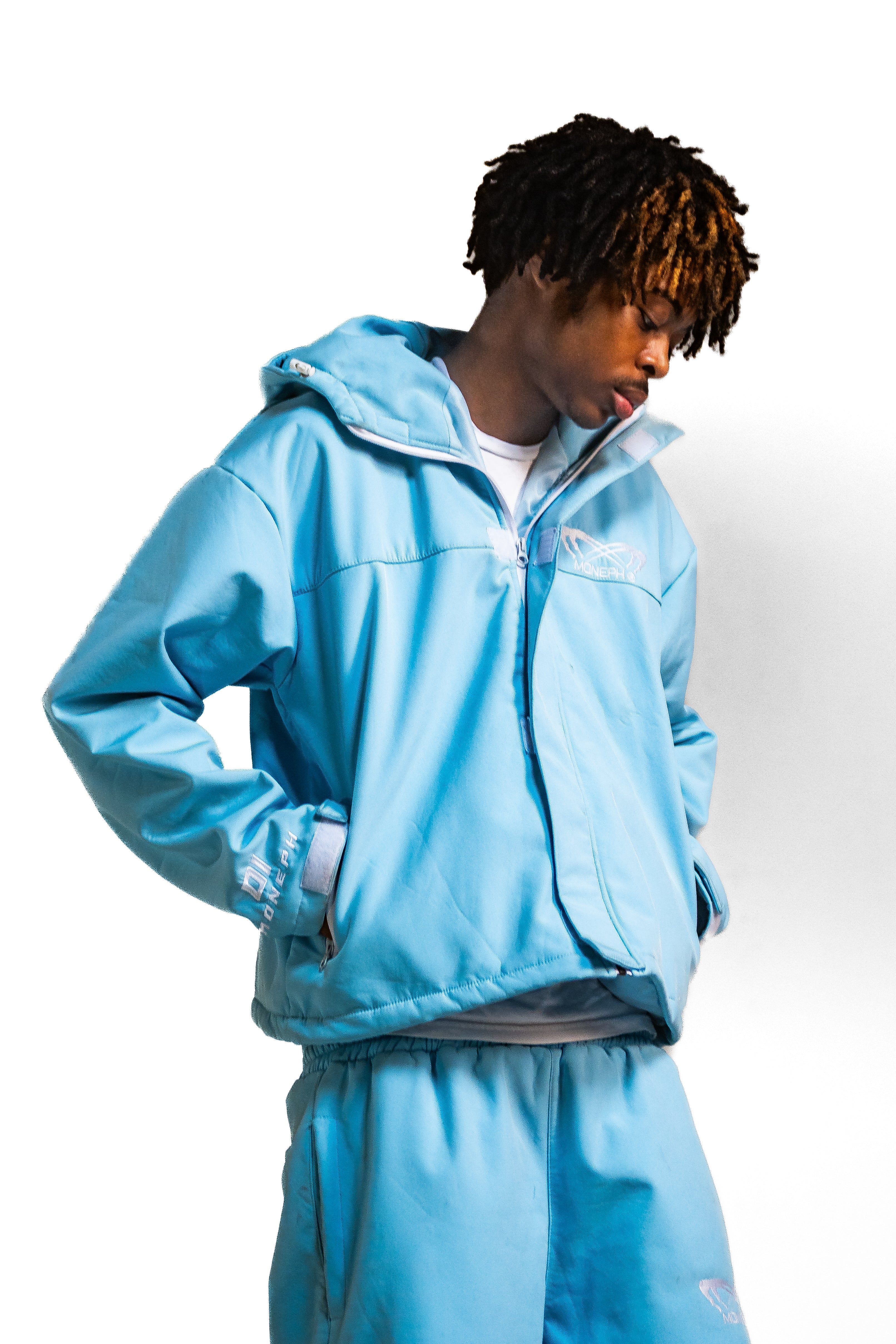 ICE BLUE WINDBREAKER SET