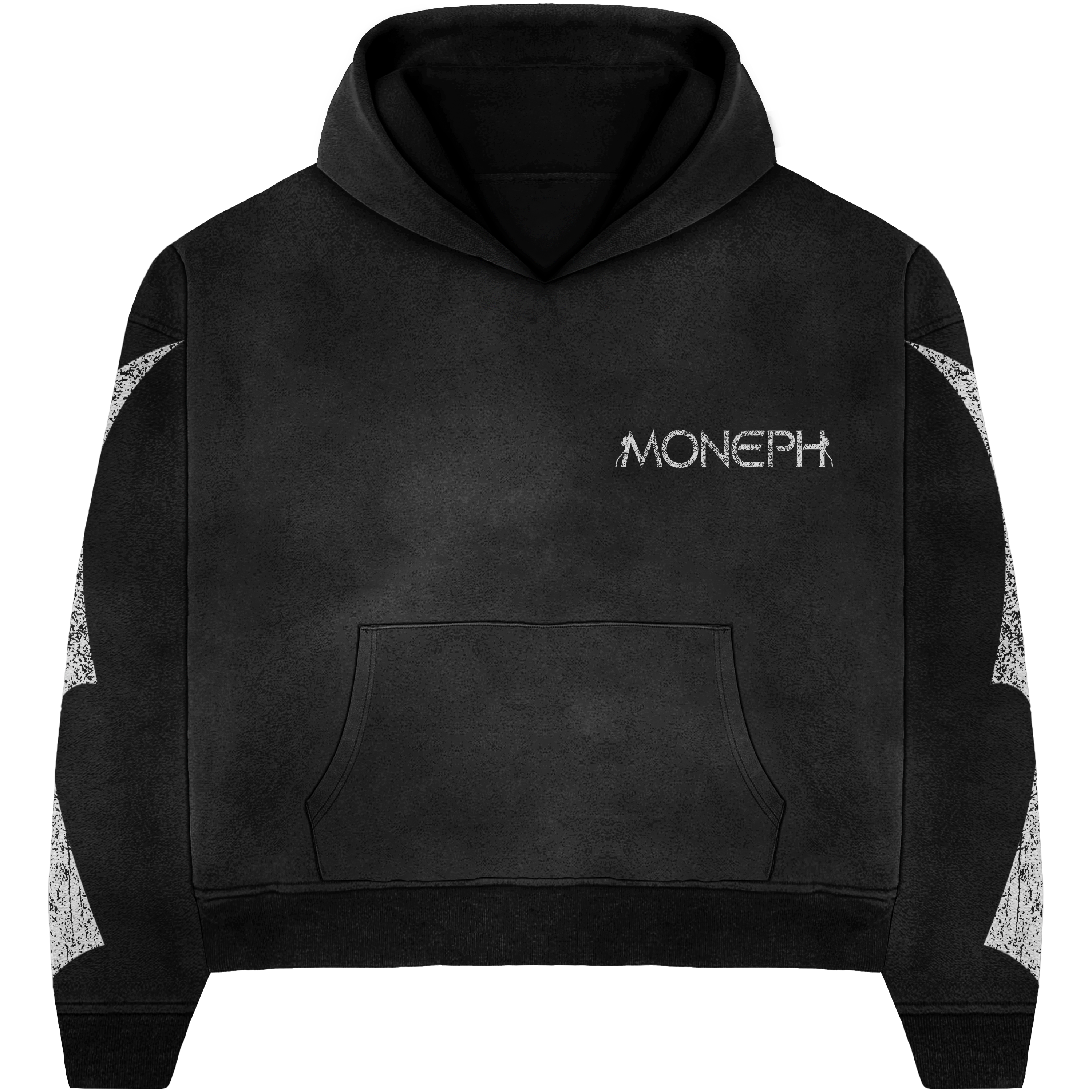 Moneph “PRINCIPUM” BLACK HOODIE