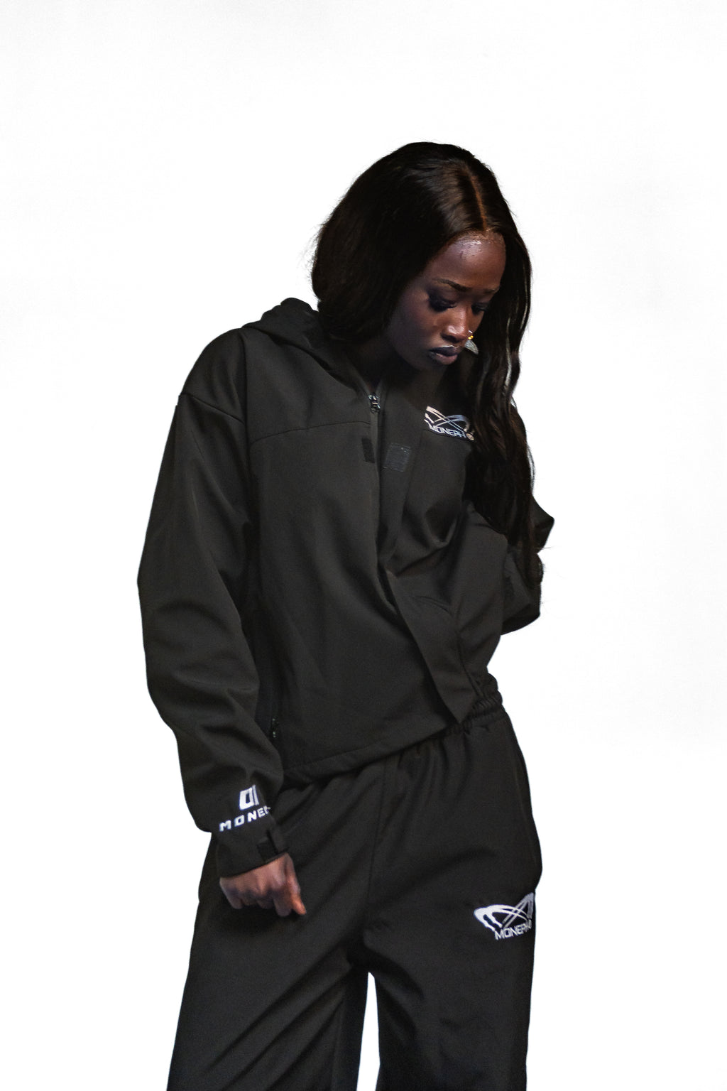 NIGHT BLACK WINDBREAKER SET