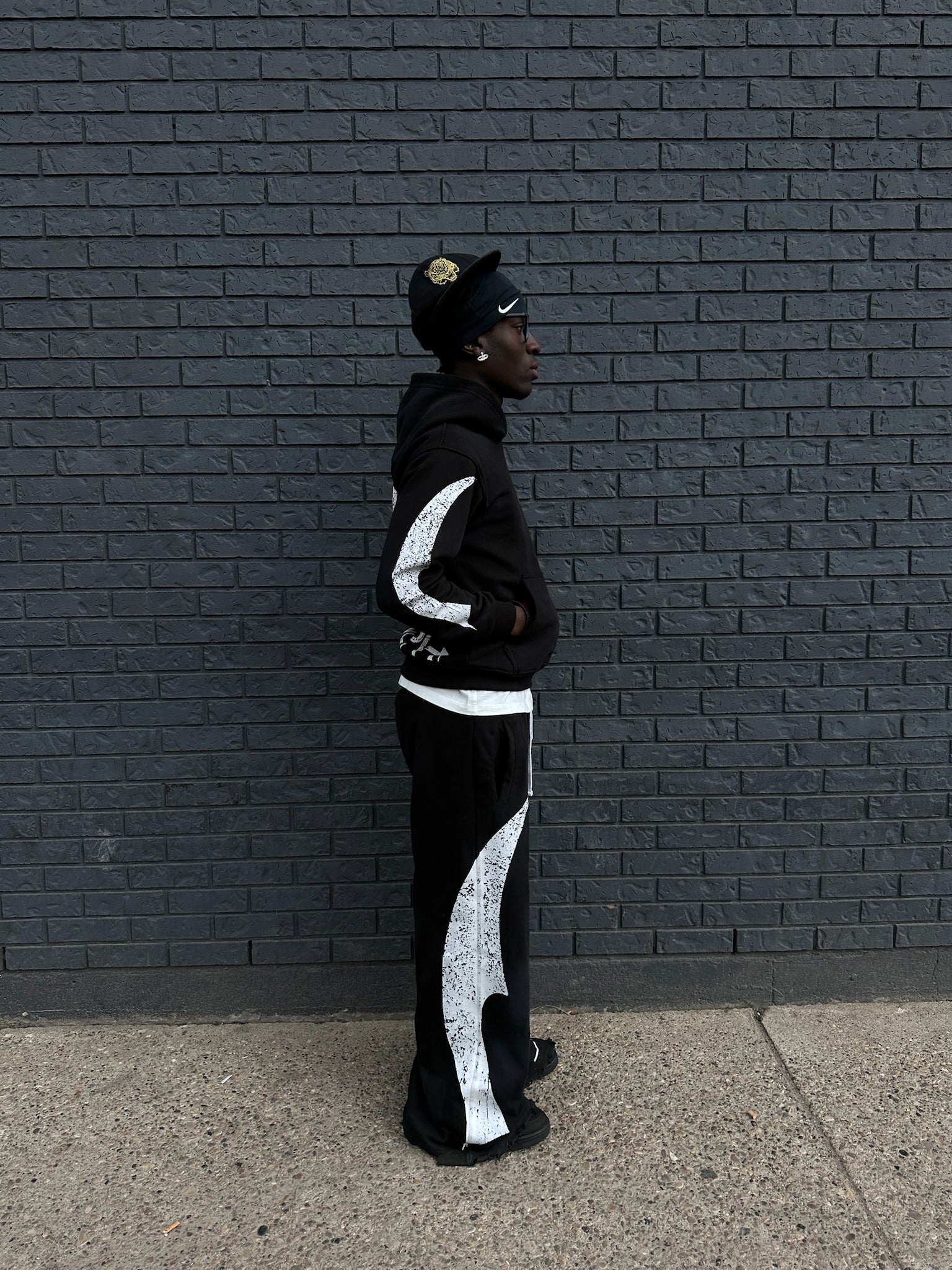 Moneph “PRINCIPUM” BLACK HOODIE