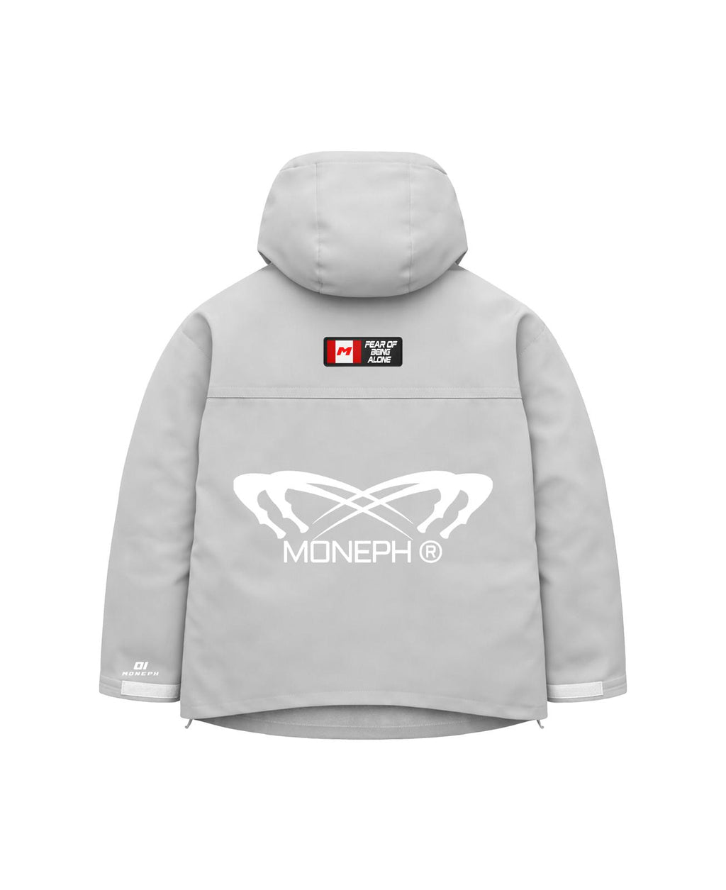 CLOUD GREY WINDBREAKER