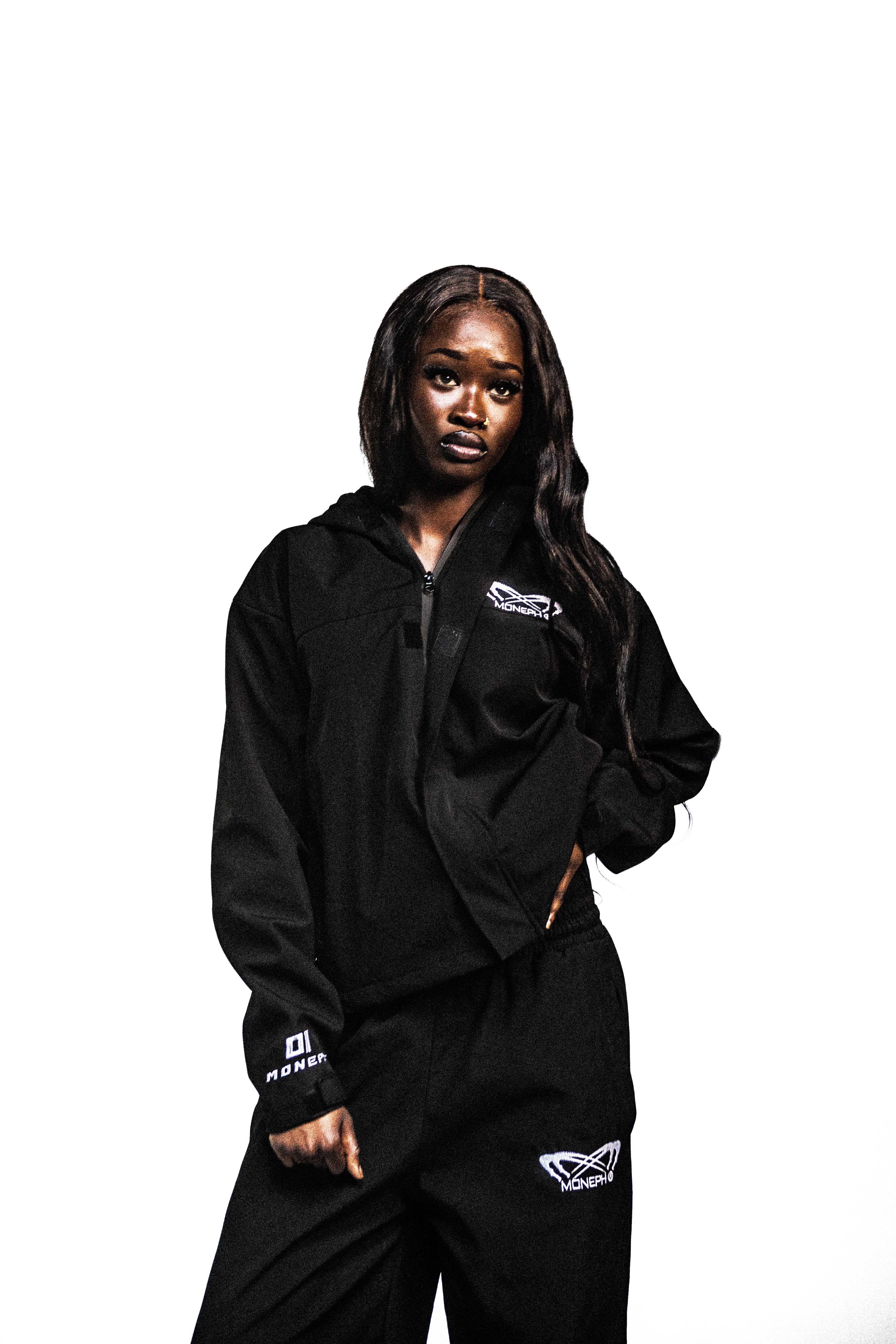 NIGHT BLACK WINDBREAKER SET