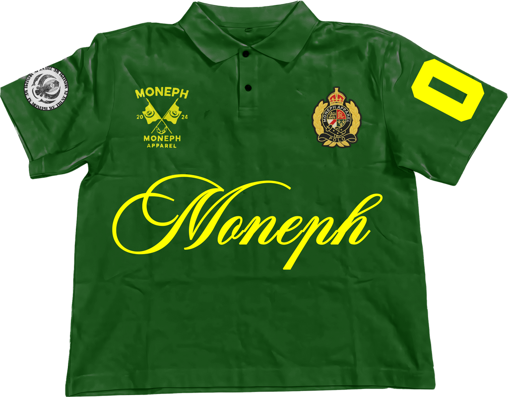 'ADVENTUS' GREEN POLO