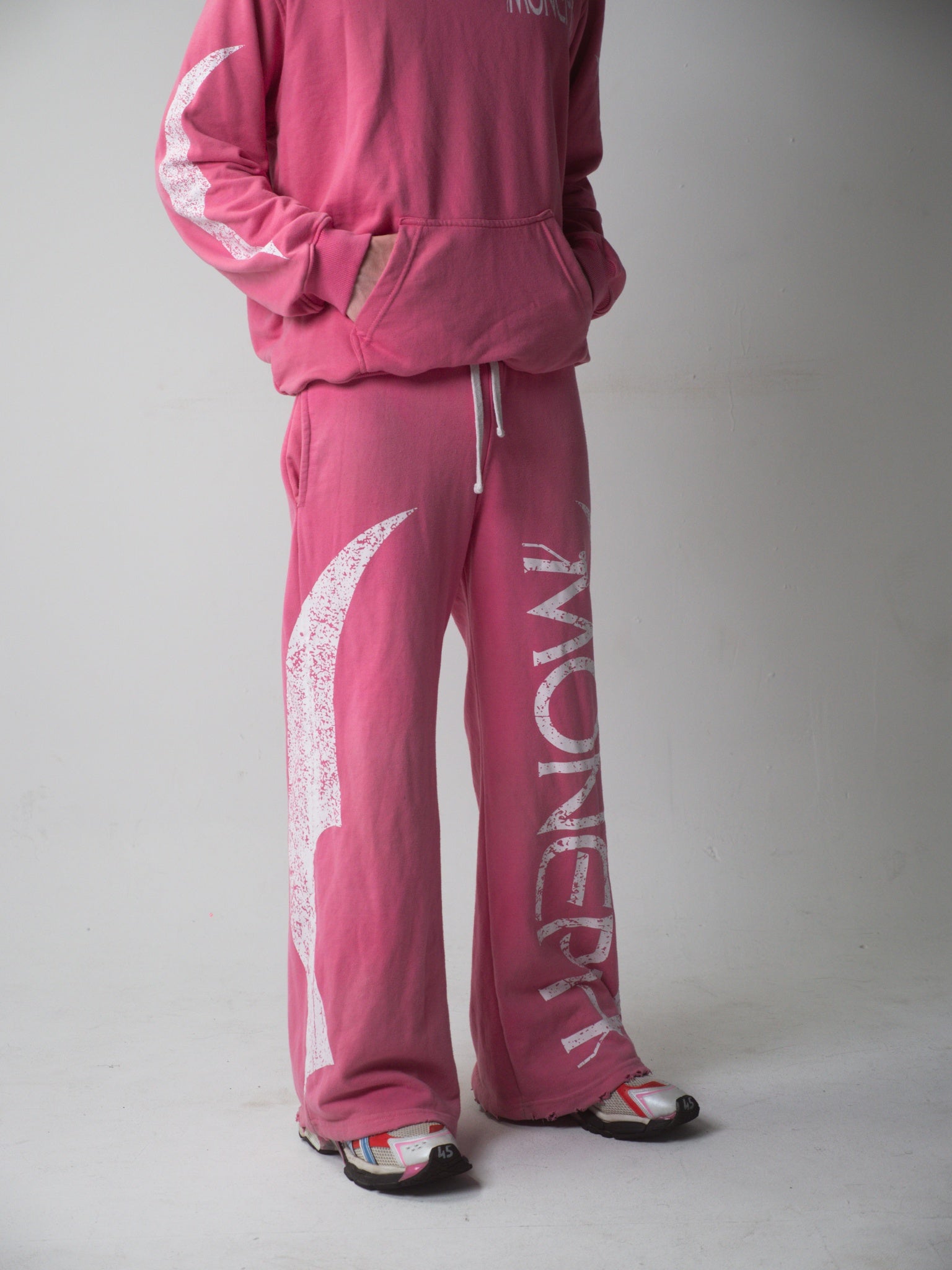 Moneph "PRINCIPIUM" PINK SWEATPANTS