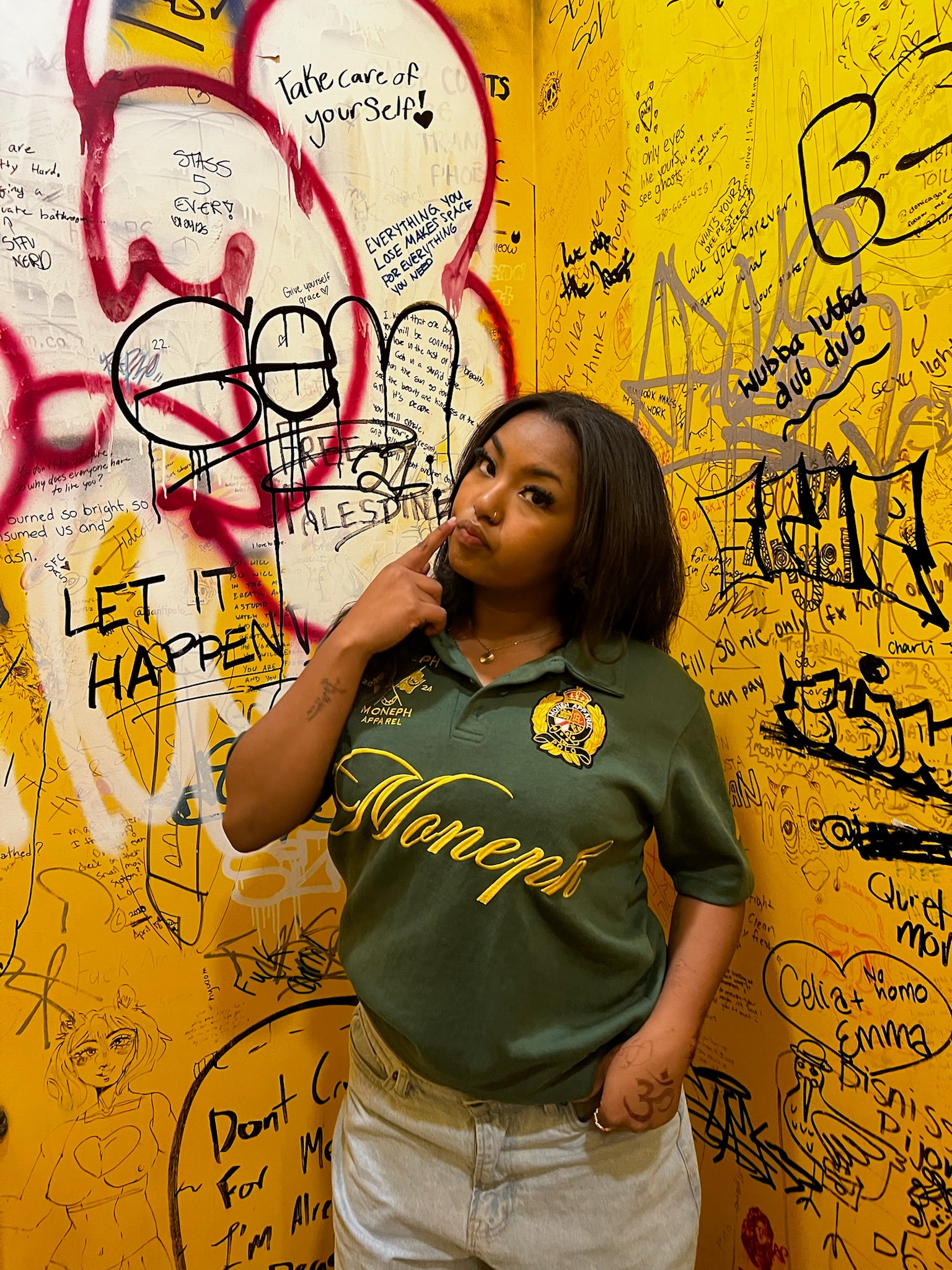 'ADVENTUS' GREEN POLO