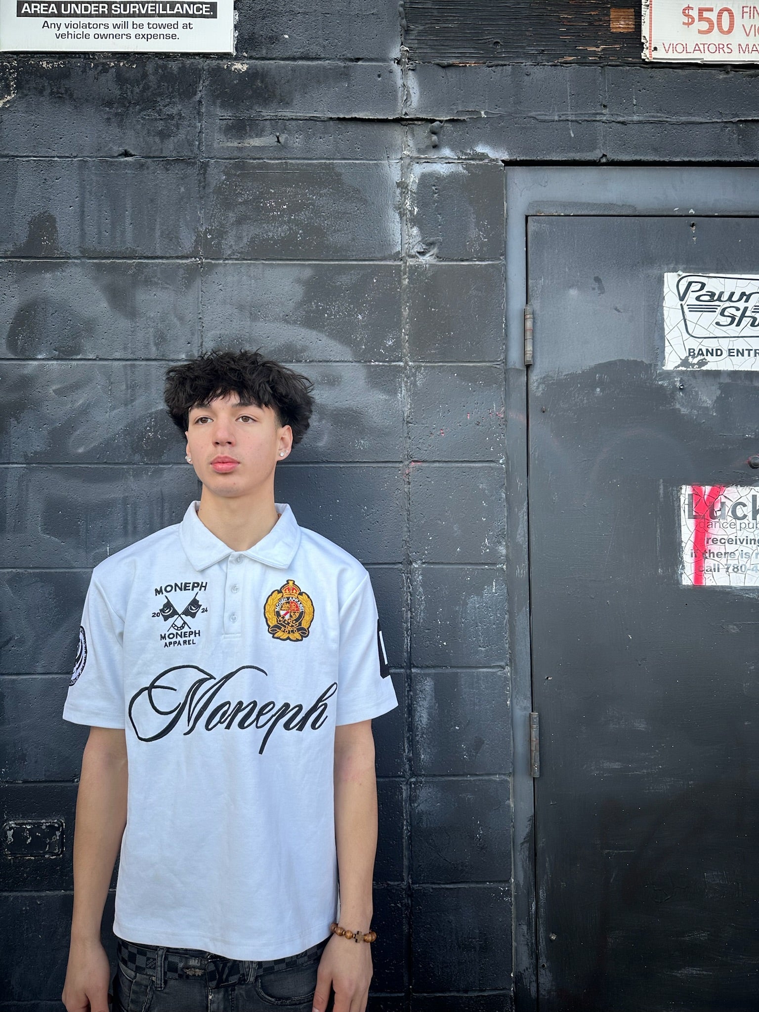 'ADVENTUS' WHITE POLO