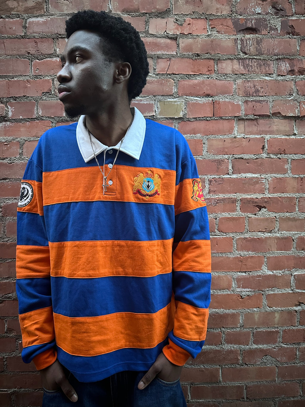 'ADVENTUS' BLUE + ORANGE RUGBY