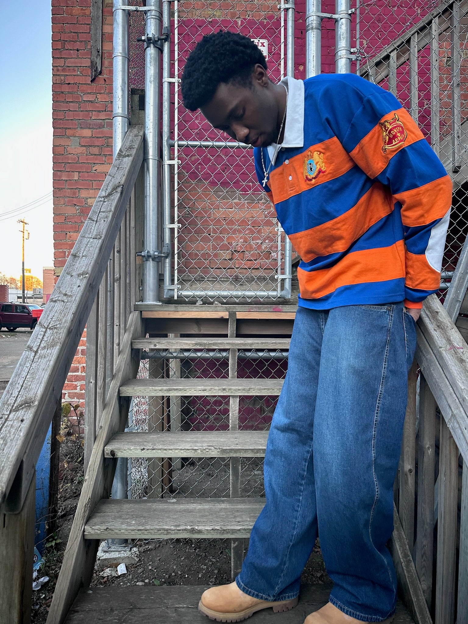 'ADVENTUS' BLUE + ORANGE RUGBY