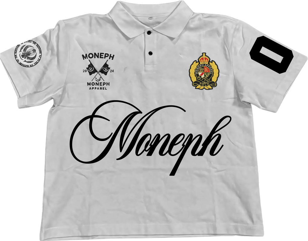 'ADVENTUS' WHITE POLO